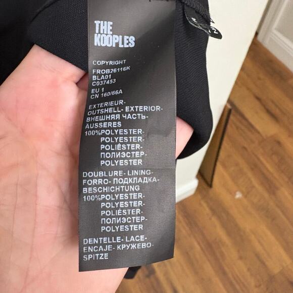 The Kooples women’s NWT’s Lace Trim Crepe midi dress. Size 1 - Picture 8 of 10